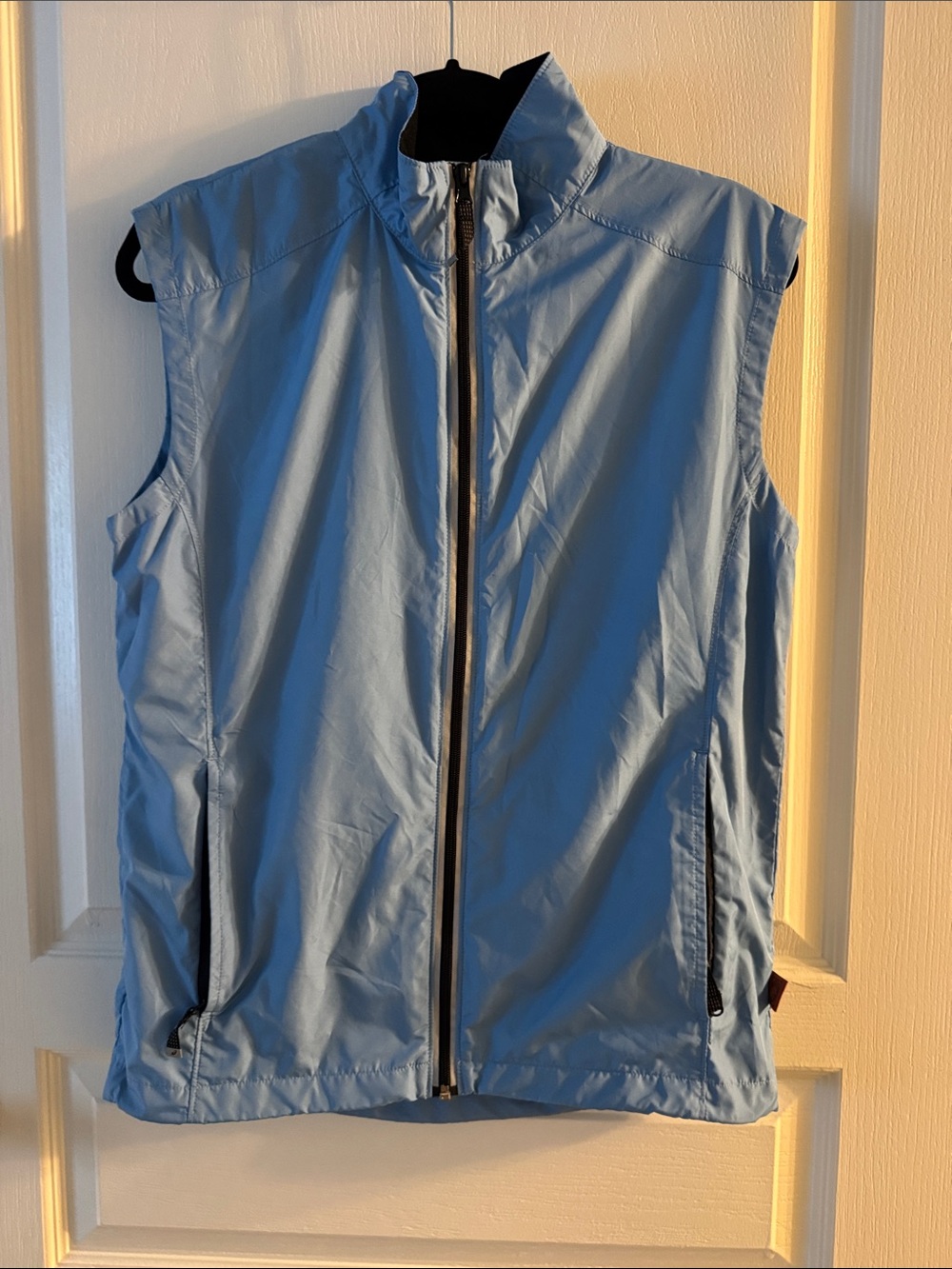 Asics Light Blue Women's Zip-Front Athletic Vest